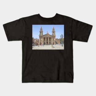 St Publius Church, Floriana, Malta Kids T-Shirt